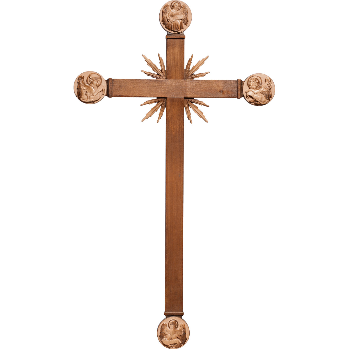 Cruz con Evangelistas y rayos